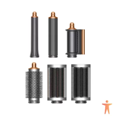 Фен-стайлер Dyson Airwrap Complete Long HS05 Nickel/Copper (никель/медь) Вилка США